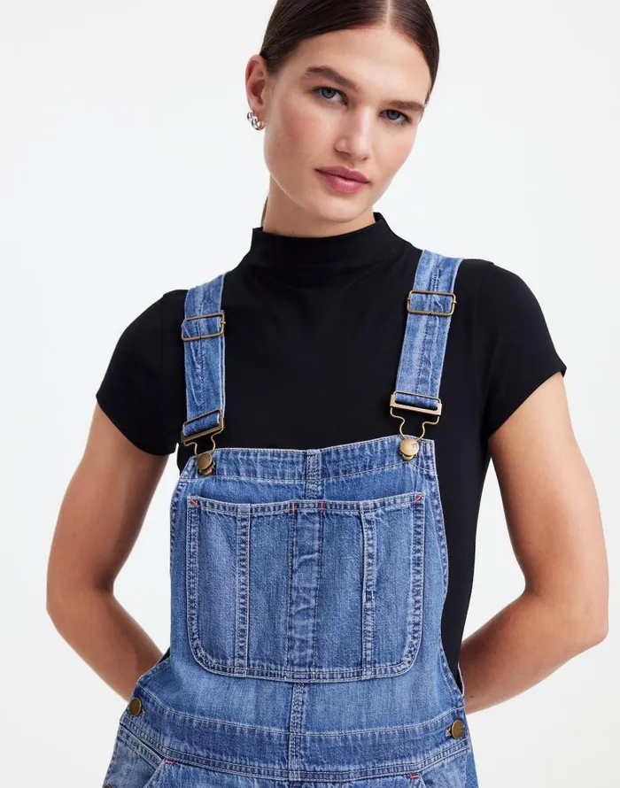 Jeans Women Madewell Alexa Chung For Madewell Denim Overalls In Hockley Wash Hockley Wash