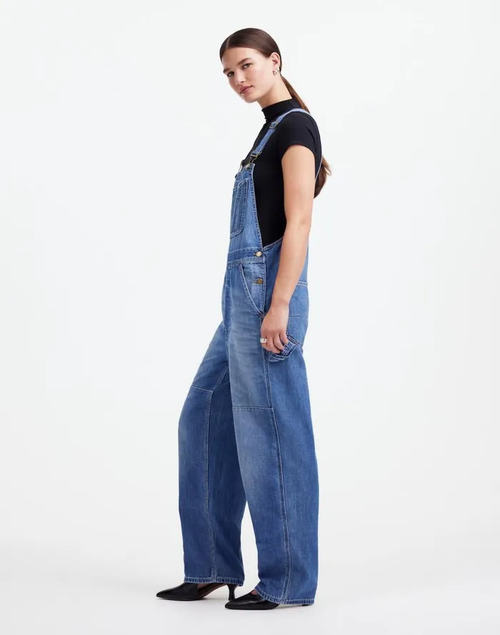 Jeans Women Madewell Alexa Chung For Madewell Denim Overalls In Hockley Wash Hockley Wash