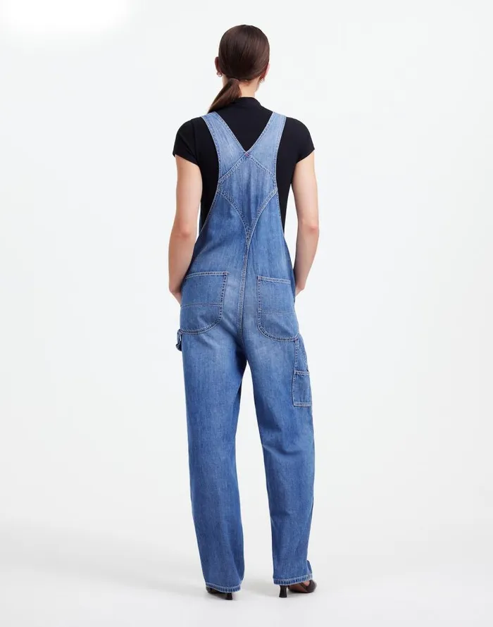 Jeans Women Madewell Alexa Chung For Madewell Denim Overalls In Hockley Wash Hockley Wash