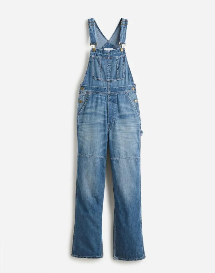 Jeans Women Madewell Alexa Chung For Madewell Denim Overalls In Hockley Wash Hockley Wash