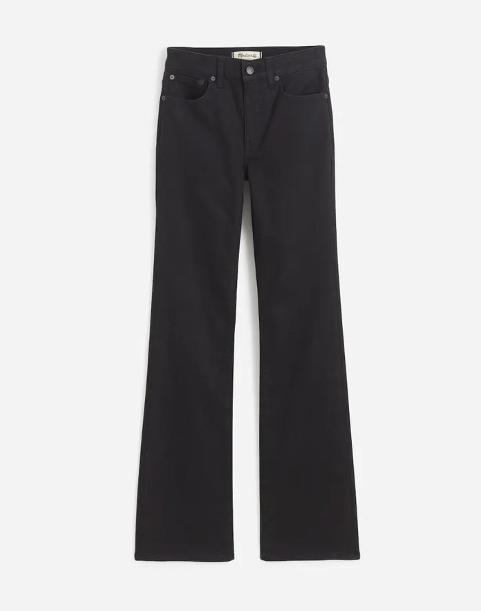 Jeans Women Madewell Kick Out FullLength Jeans Black Frost