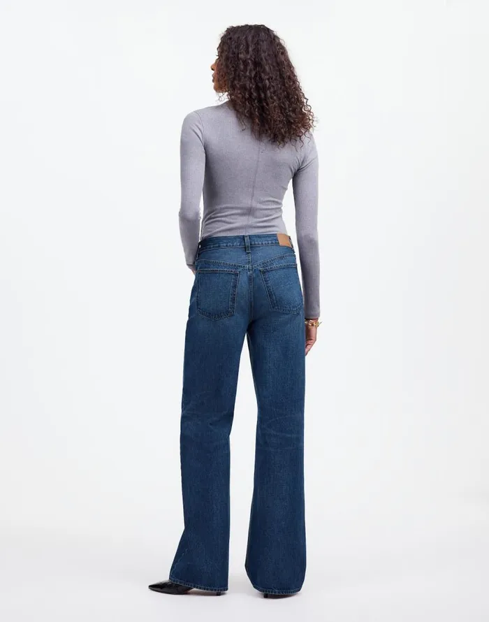 Jeans Women Madewell LowSlung Baggy Jeans Moffat Wash