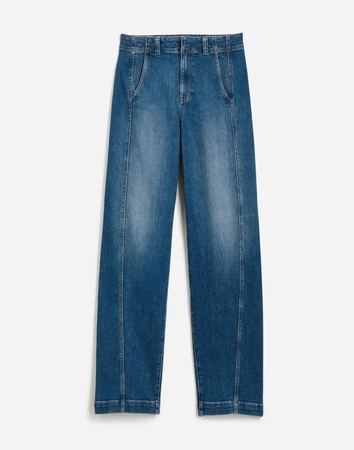 Jeans Women Madewell Tapered Denim Trousers Calvert Wash