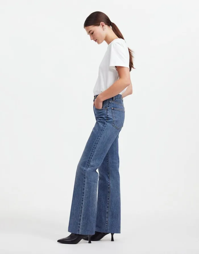 Jeans Women Madewell The Alexa Dream Jean In Croswell Wash Croswell Wash