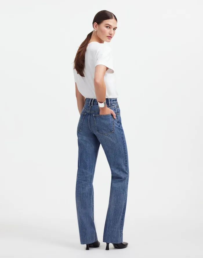 Jeans Women Madewell The Alexa Dream Jean In Croswell Wash Croswell Wash