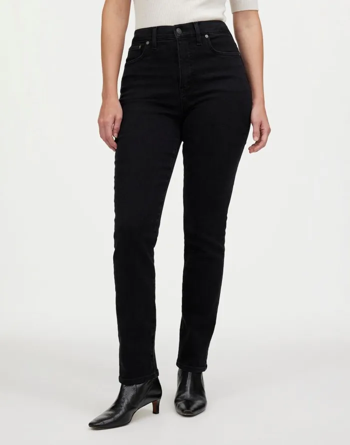 Jeans Women Madewell The Curvy Perfect Vintage Jean Black Frost