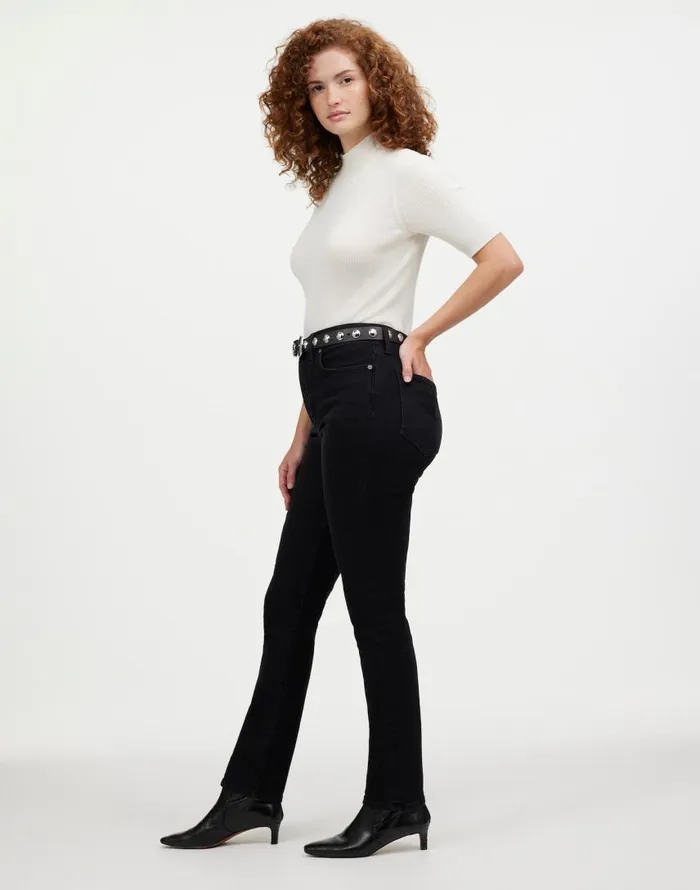 Jeans Women Madewell The Curvy Perfect Vintage Jean Black Frost