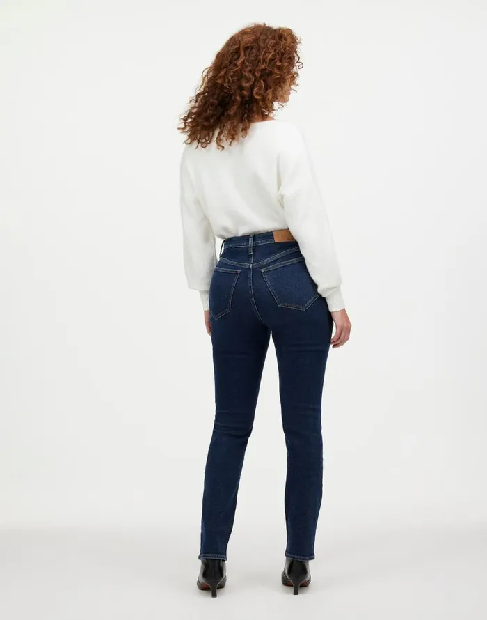 Jeans Women Madewell The Curvy Perfect Vintage Jean In Larkspur Wash Larkspur