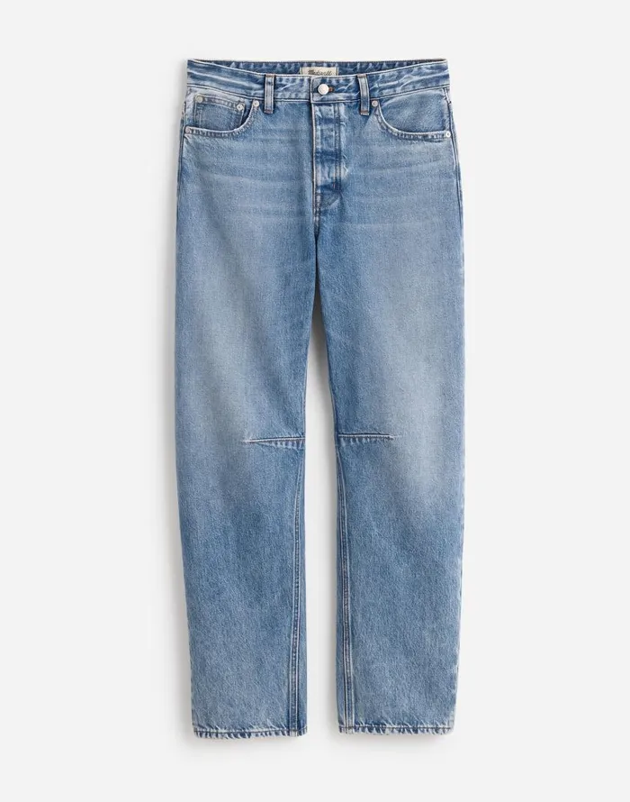 Jeans Women Madewell The Darted BarrelLeg Jean Dobbins Wash