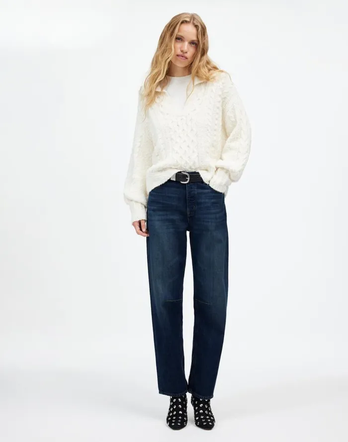 Jeans Women Madewell The Darted BarrelLeg Jean Softdrape Edition Leeds Wash