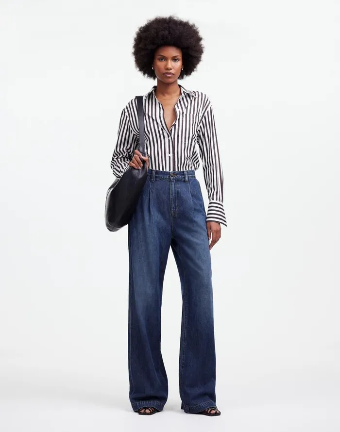 Jeans Women Madewell The Harlow WideLeg Jean Airy Denim Edition Fieldale Wash
