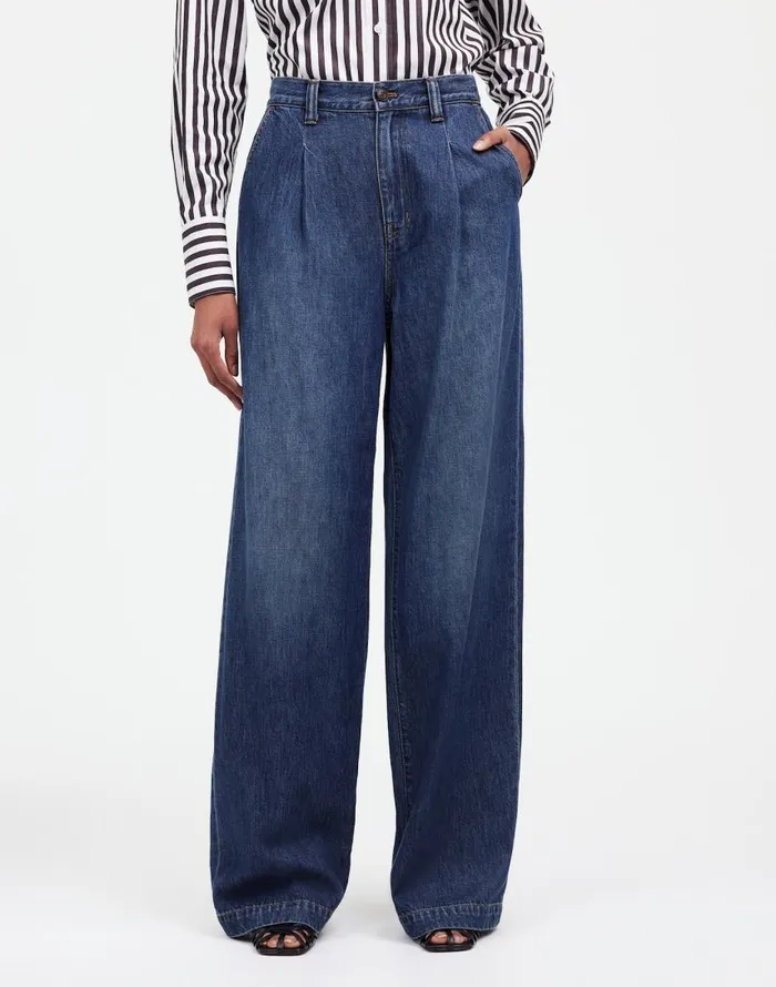 Jeans Women Madewell The Harlow WideLeg Jean Airy Denim Edition Fieldale Wash