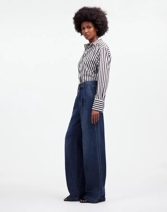 Jeans Women Madewell The Harlow WideLeg Jean Airy Denim Edition Fieldale Wash