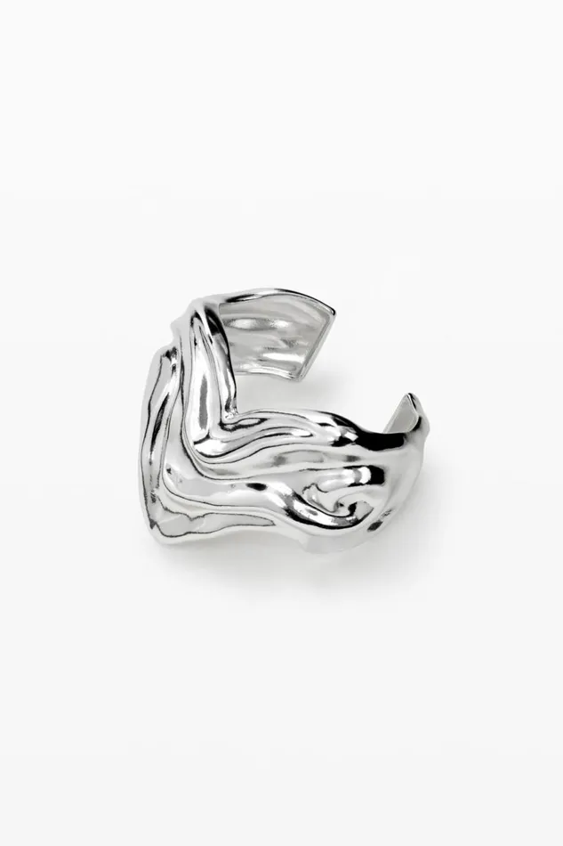 Jewelry Women Desigual Zalio Silverplated Heart Bracelet Black