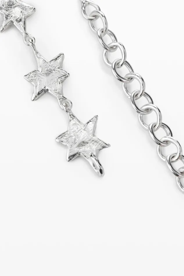 Jewelry Women Desigual Zalio Silverplated Star Choker Black