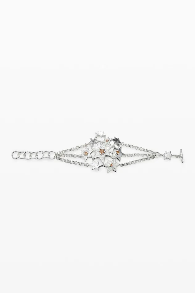 Jewelry Women Desigual Zalio Star Chain Bracelet Black
