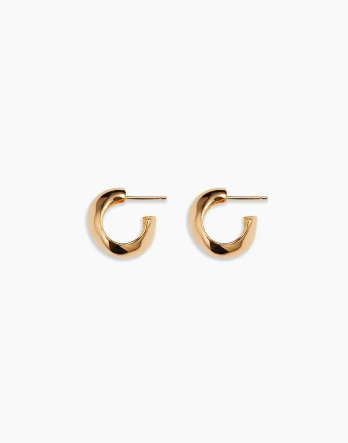 Jewelry Women Madewell AGMES Small Celia Hoops Gold