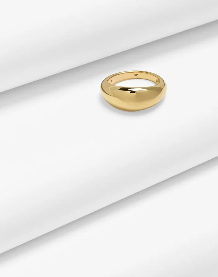 Jewelry Women Madewell DemiFine Dome Ring 14k Gold