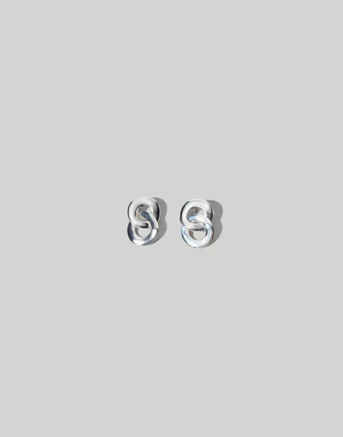 Jewelry Women Madewell Maslo Jewelry Linked Earrings Silver