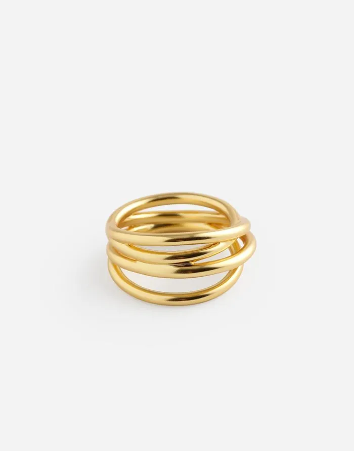 Jewelry Women Madewell Wraparound Ring Vintage Gold