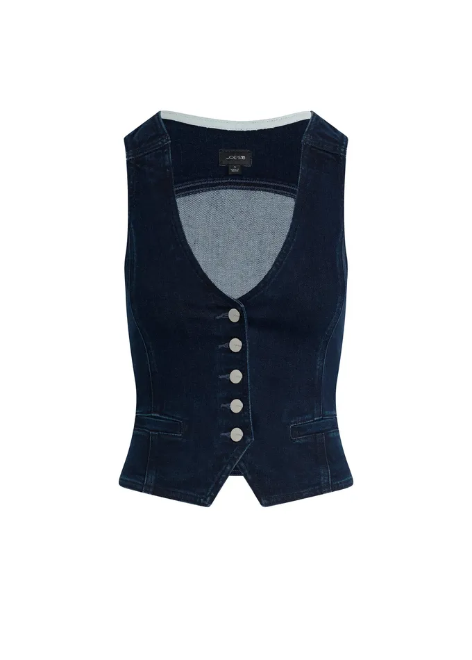Joe8217s Jeans Jackets Outerwear Women THE DENIM WAIST COAT Dont Worry
