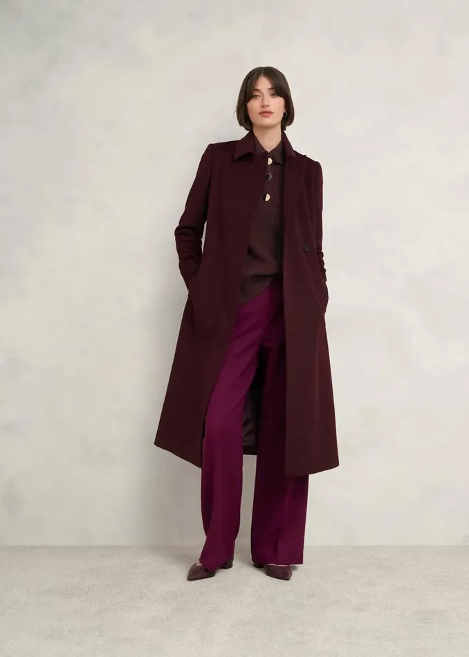 Jumpers and Cardigans Women HOBBS Brenna Merino Wool Jumper Malbec