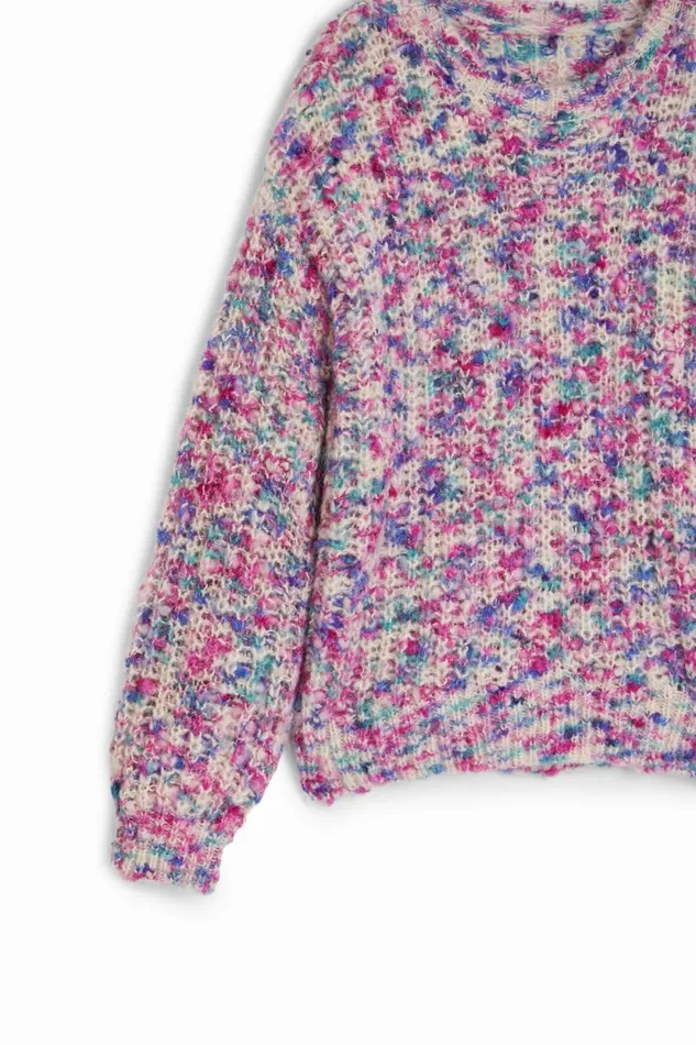 Jumpers And Sweatshirts Kids Desigual Kaleidoscope Sweater Red