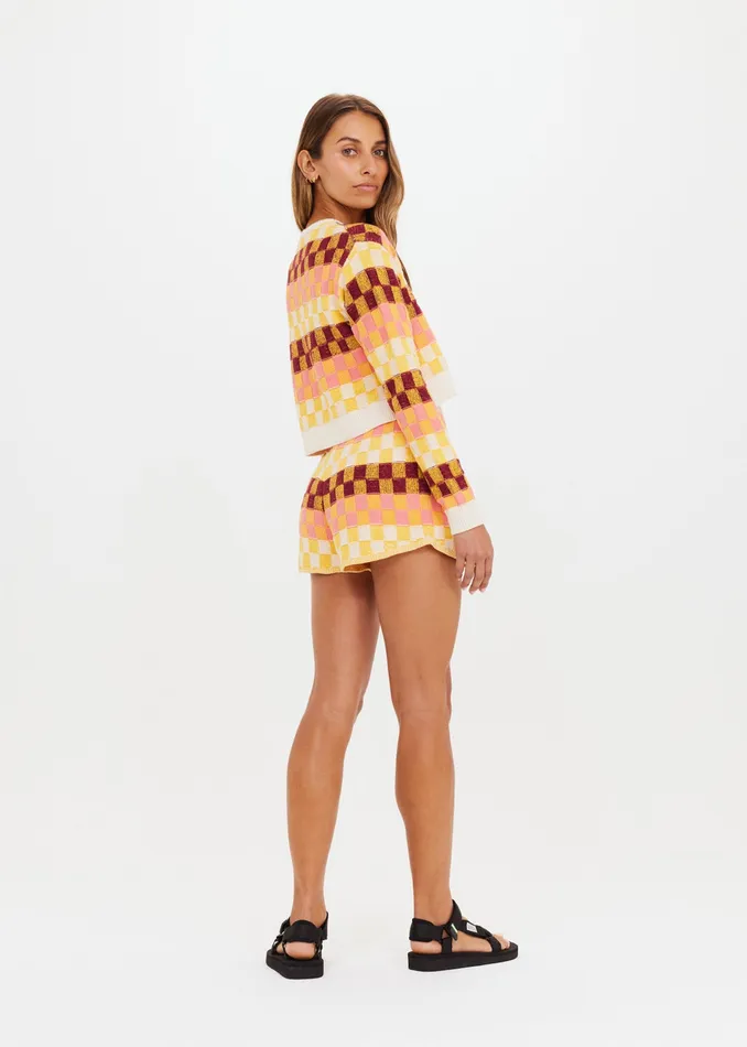 Jumpers Women CHECKMATE KARLIE KNIT TOP THE UPSIDE Jumpers Women CHECKMATE KARLIE KNIT TOP THE UPSIDE
