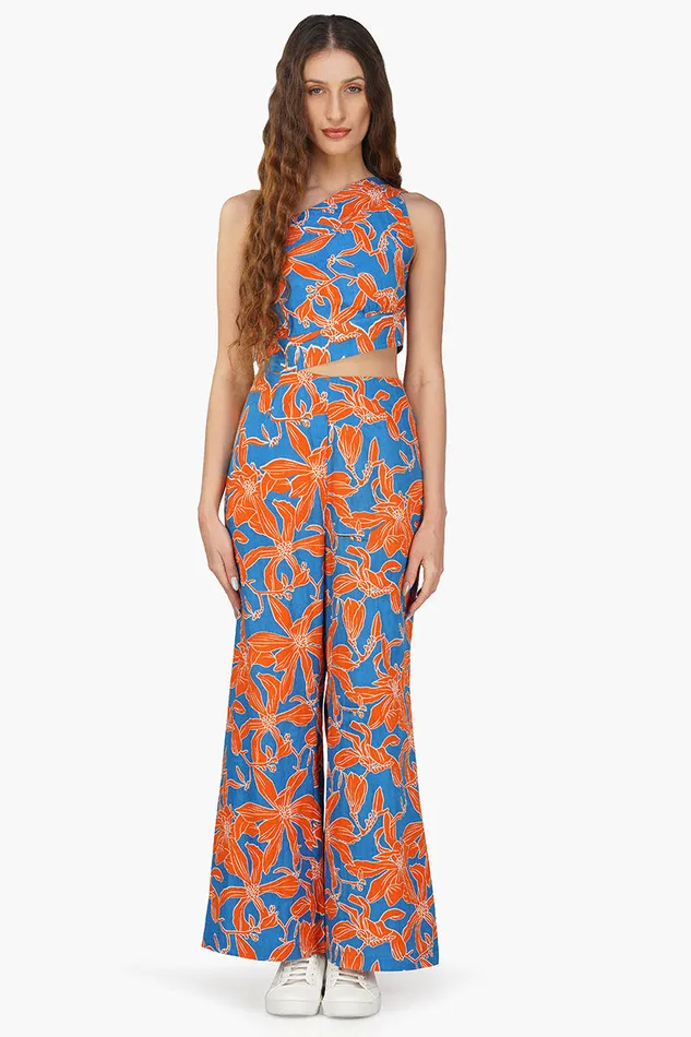 Jumpsuits America and Beyond Women Apricot Beauty Printed Jumpsuit