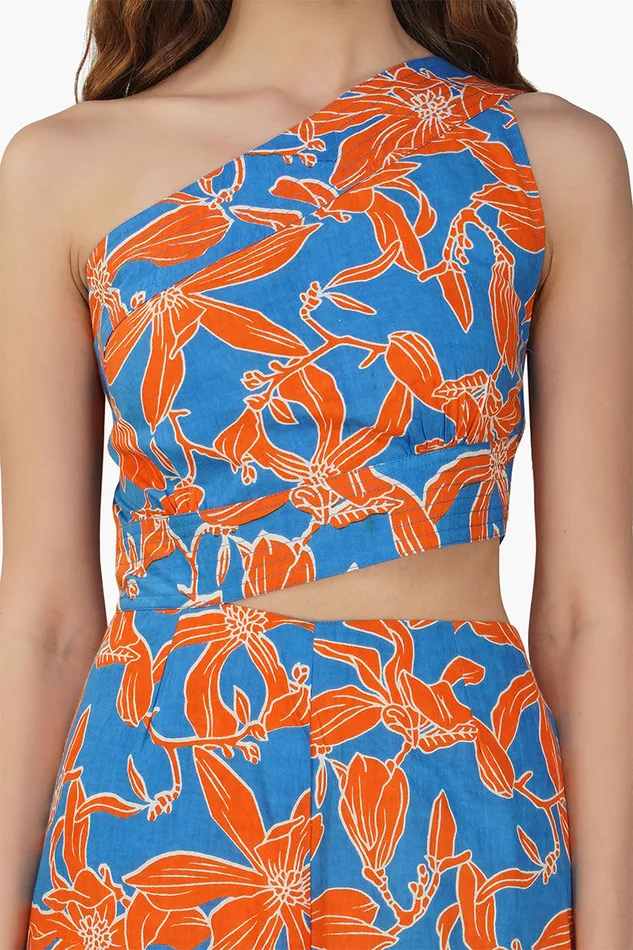 Jumpsuits America and Beyond Women Apricot Beauty Printed Jumpsuit