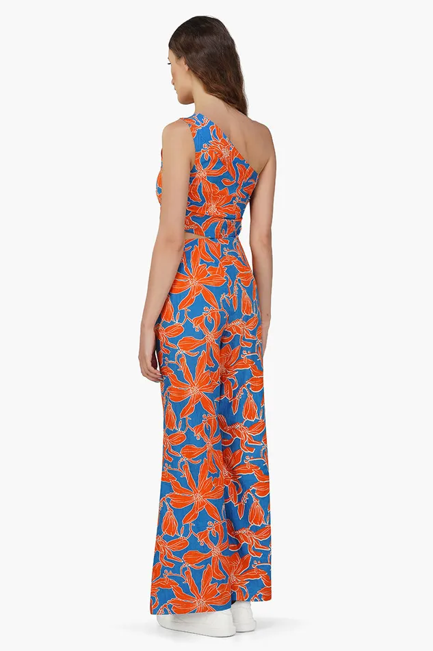 Jumpsuits America and Beyond Women Apricot Beauty Printed Jumpsuit