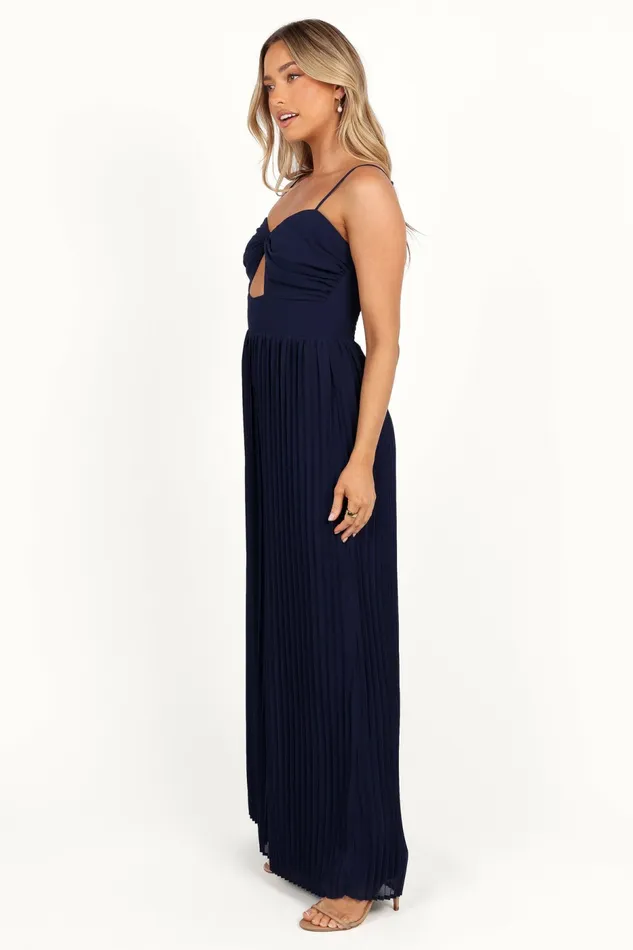 Jumpsuits and Rompers Alice Wide Leg Jumpsuit Navy Petal and Pup Women