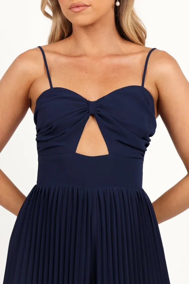 Jumpsuits and Rompers Alice Wide Leg Jumpsuit Navy Petal and Pup Women