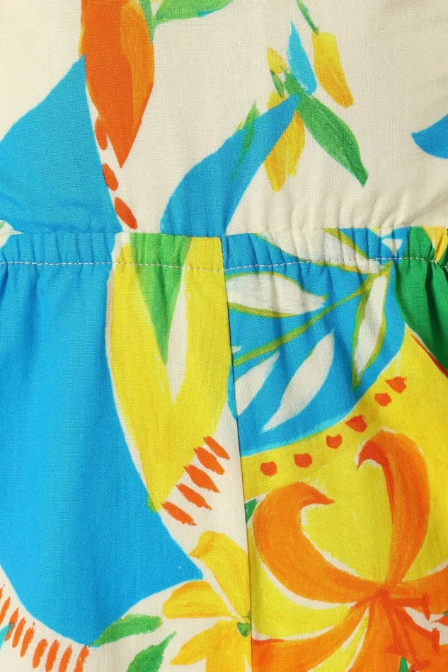 Jumpsuits and Rompers Harriet Romper Malta Print Petal and Pup Women