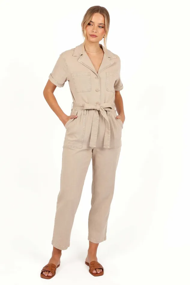 Jumpsuits and Rompers Petal and Pup Women Eleni Jumpsuit Khaki