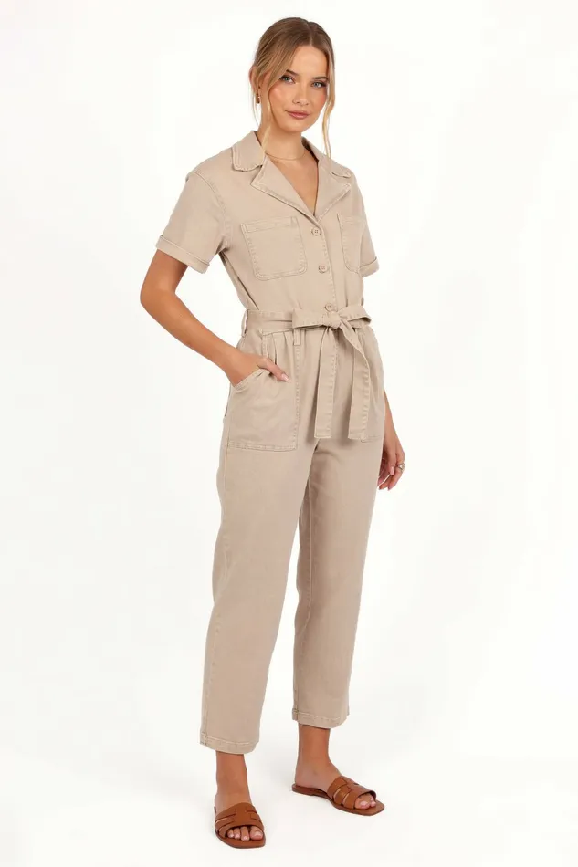 Jumpsuits and Rompers Petal and Pup Women Eleni Jumpsuit Khaki