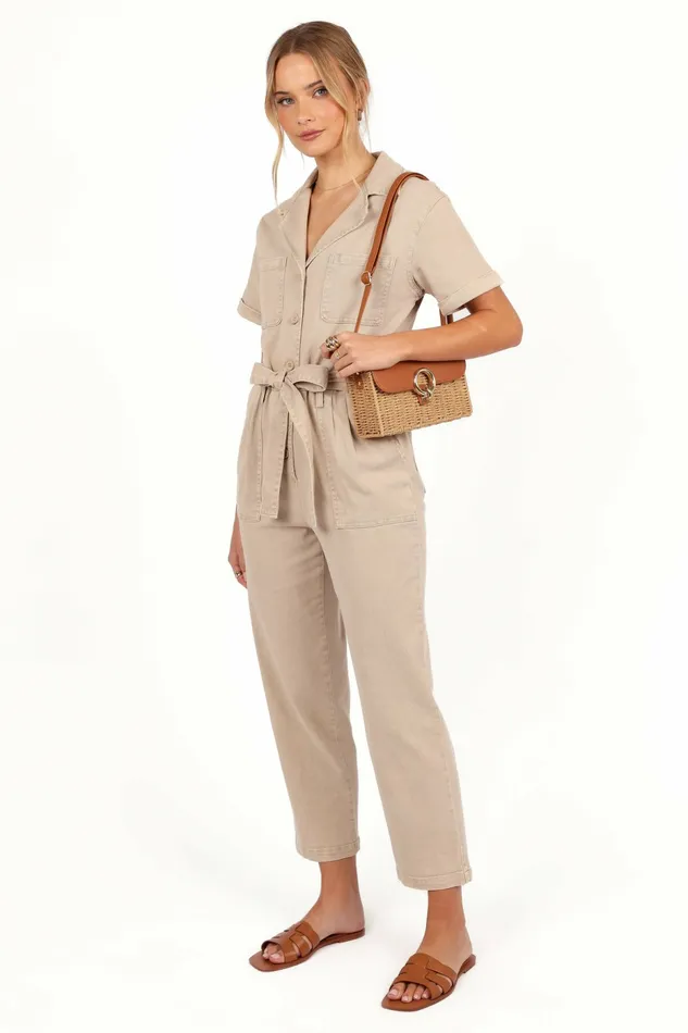 Jumpsuits and Rompers Petal and Pup Women Eleni Jumpsuit Khaki