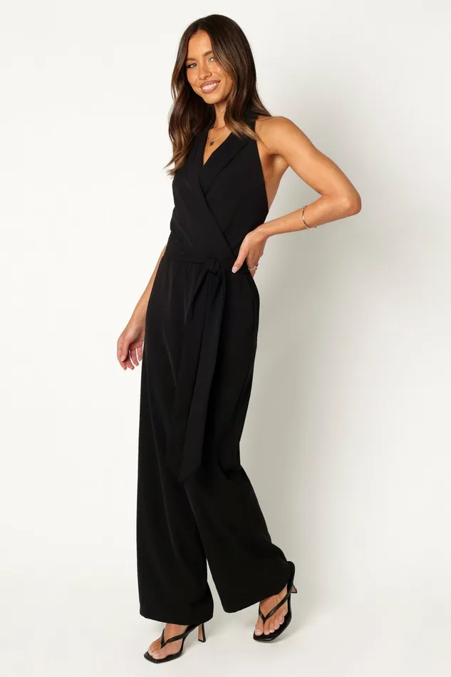 Jumpsuits and Rompers Petal and Pup Women Tally Jumpsuit Black