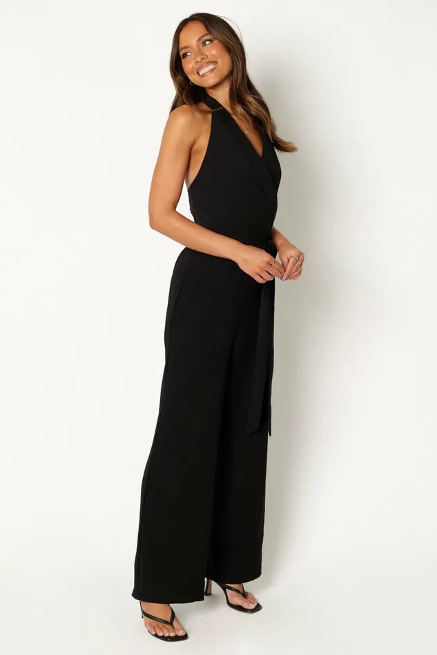 Jumpsuits and Rompers Petal and Pup Women Tally Jumpsuit Black