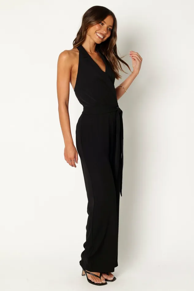 Jumpsuits and Rompers Petal and Pup Women Tally Jumpsuit Black
