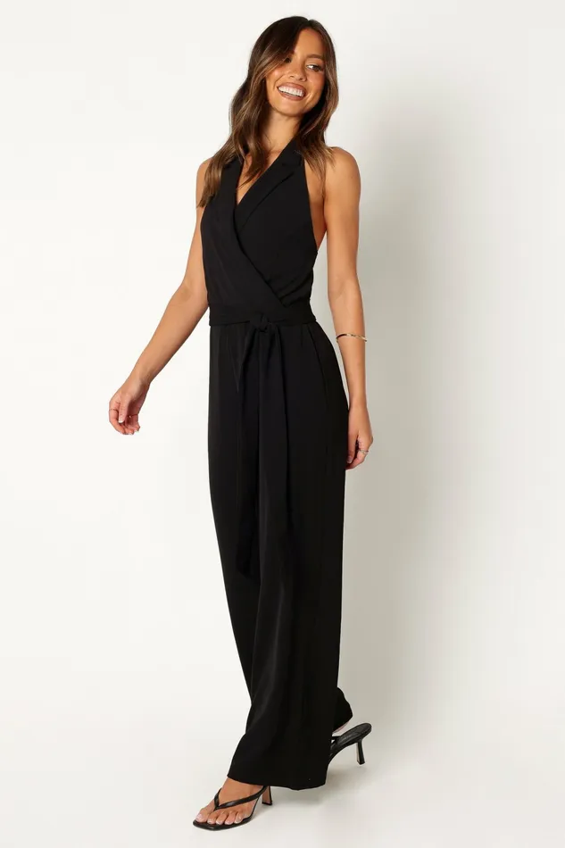 Jumpsuits and Rompers Petal and Pup Women Tally Jumpsuit Black