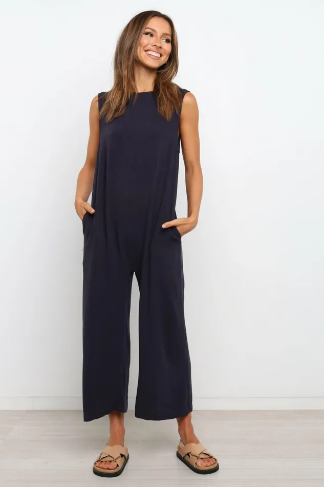 Jumpsuits and Rompers Petal and Pup Women Yardlee Jumpsuit Navy