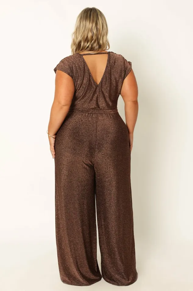 Jumpsuits and Rompers Women Nora Wide Leg Jumpsuit Chocolate Petal and Pup