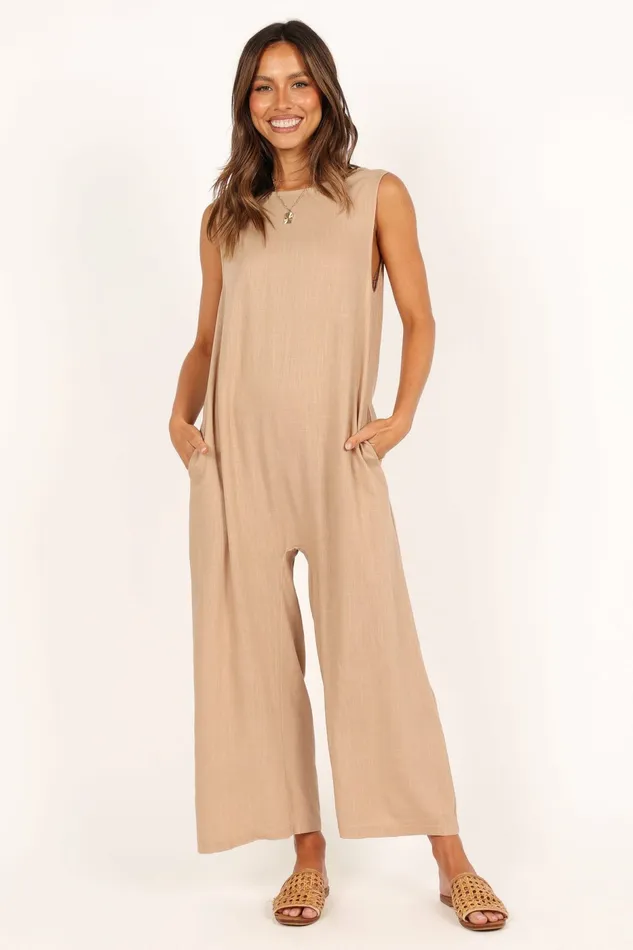 Jumpsuits and Rompers Yardlee Jumpsuit Mocha Petal and Pup Women