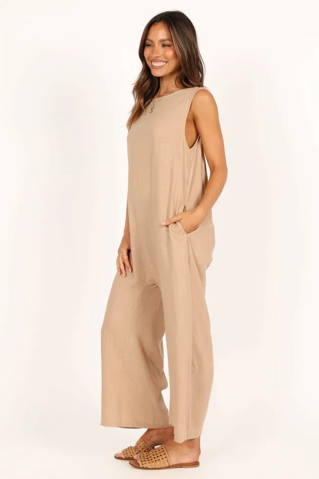 Jumpsuits and Rompers Yardlee Jumpsuit Mocha Petal and Pup Women