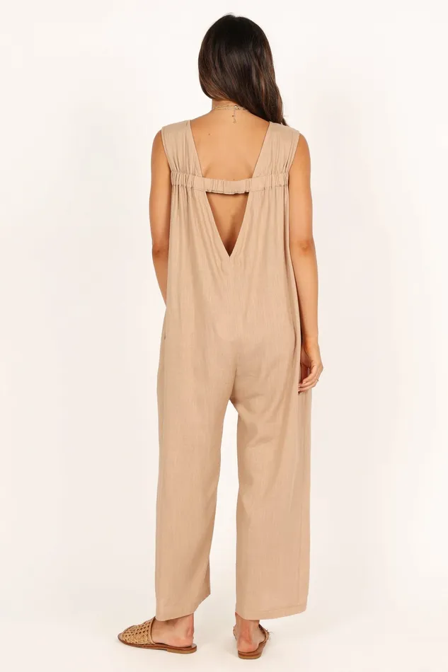 Jumpsuits and Rompers Yardlee Jumpsuit Mocha Petal and Pup Women