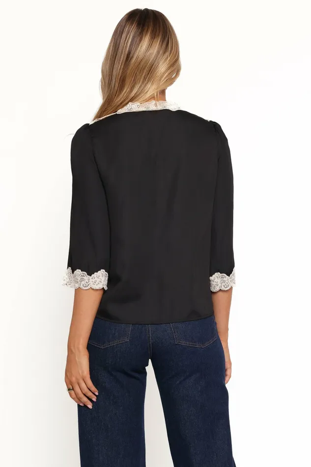 Kelsea Top Black Tops Petal and Pup Women