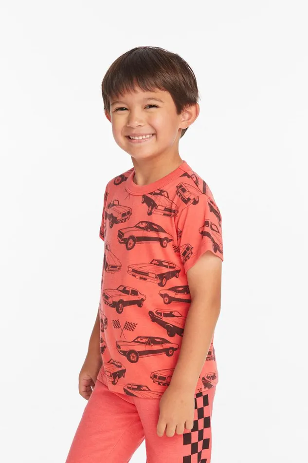 Kids Chaser Brand Boys Allover Racer Boys Tee