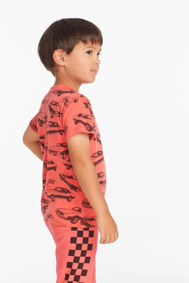 Kids Chaser Brand Boys Allover Racer Boys Tee