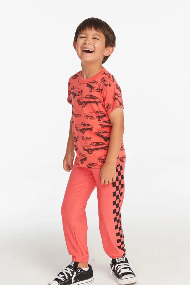 Kids Chaser Brand Boys Allover Racer Boys Tee